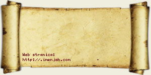 Josif Nenadić vizit kartica